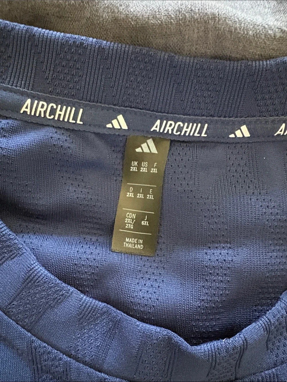 adidas Navy Blue Short Sleeve Tennis Athletic Tee
